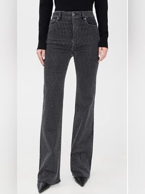 Veronica Beard Crosbie High Rise Wide Leg Pants SZ 28